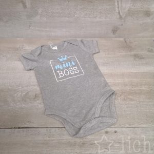 Babybody kurzarm mit Wunschdruck