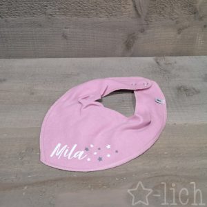 Dreieckstuch bedruckt mit Name personalisiert